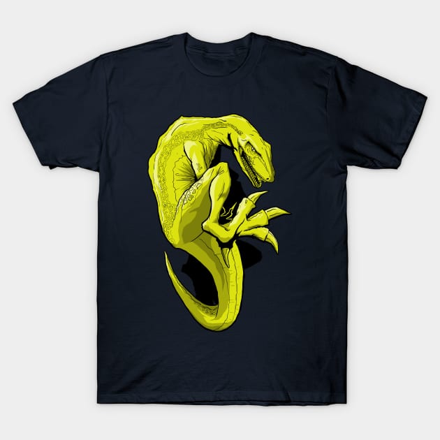 Raptor Attack! T-Shirt by popgeeks